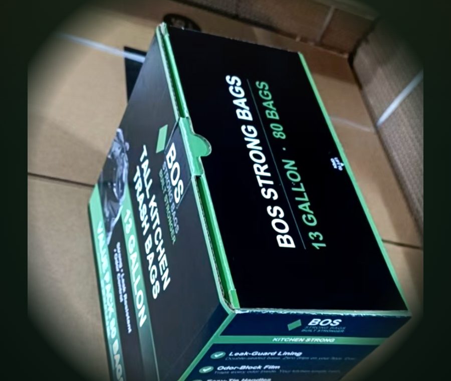 BOS Strong Bags Tall Kitchen 13 Gallon box